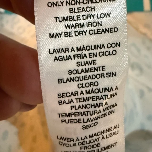 2 Piece set- Chico’s Stylish Teal and White Women's Jacket with matching top. - Picture 7 of 11